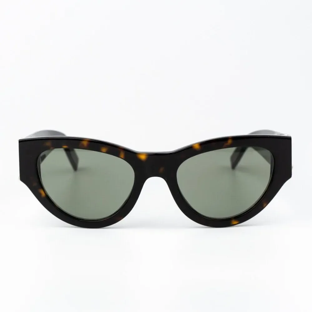 Saint Laurent Men Sunglasses Havana Green Cat Eye SLM94 008 BRAND NEW